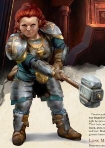 Female dwarf warrior